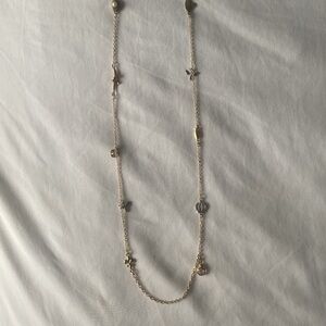 Banana Republic long charm necklace.